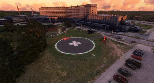 CSG7 Sherbrooke Hôpital CHUS Heliport