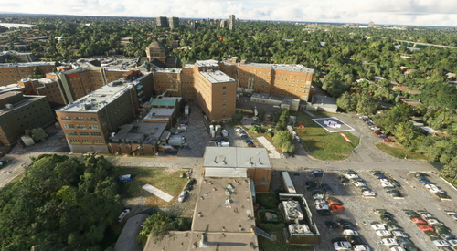 CSZ8 Montreal Hôpital Sacré-Coeur Héliport