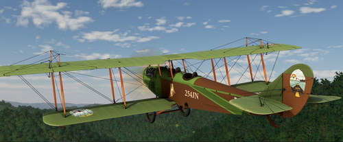 Curtiss JN-4 Jenny Green 254JN