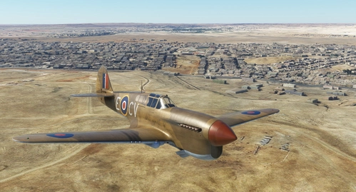 Curtiss P-40F Kittyhawk II RAAF No.3 Sqn CV-E