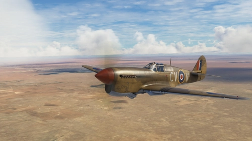Curtiss P-40F Kittyhawk II RAAF No.3 Sqn CV-V Bobby Gibbes