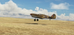 Curtiss P-40F Kittyhawk II RCAF 260 squadron HS-B thumbnail 1