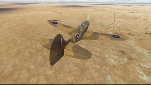 Curtiss P-40F Kittyhawk II RCAF 260 squadron HS-B thumbnail 3