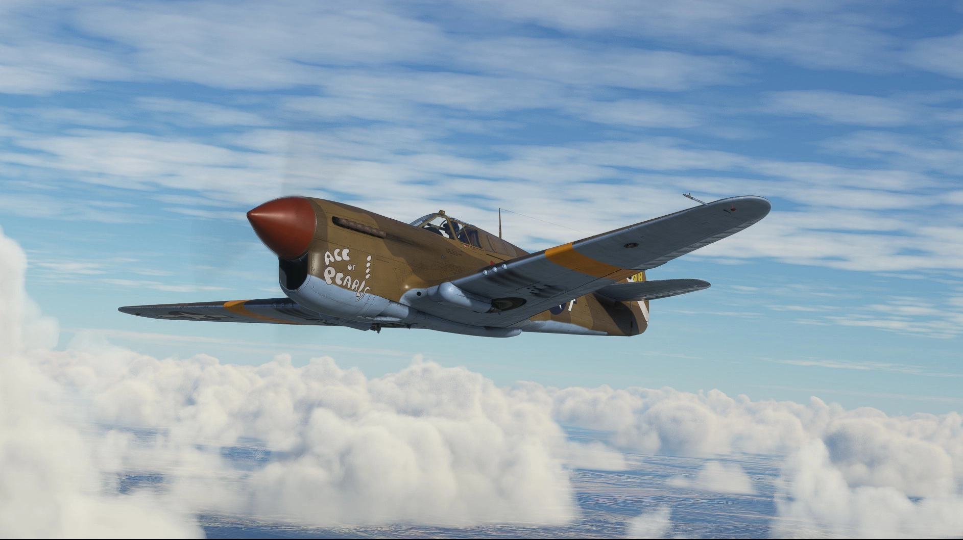 Curtiss P-40F USAAF 332nd FG, 99th FS, #A17 'Ace of Pearls' - Image 1