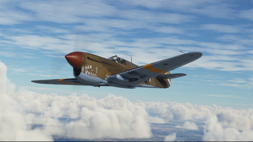 Curtiss P-40F USAAF 332nd FG, 99th FS, #A17 'Ace of Pearls'