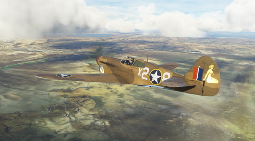Curtiss P-40F USAAF 86th FS, 79th FG #X28