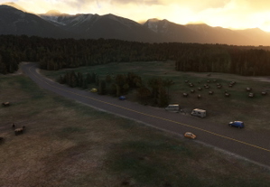 Banff NP CYBA Airfield, Townsite and tourist Spots SU12 thumbnail 6