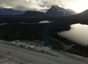 Banff NP CYBA Airfield, Townsite and tourist Spots SU12 thumbnail 3