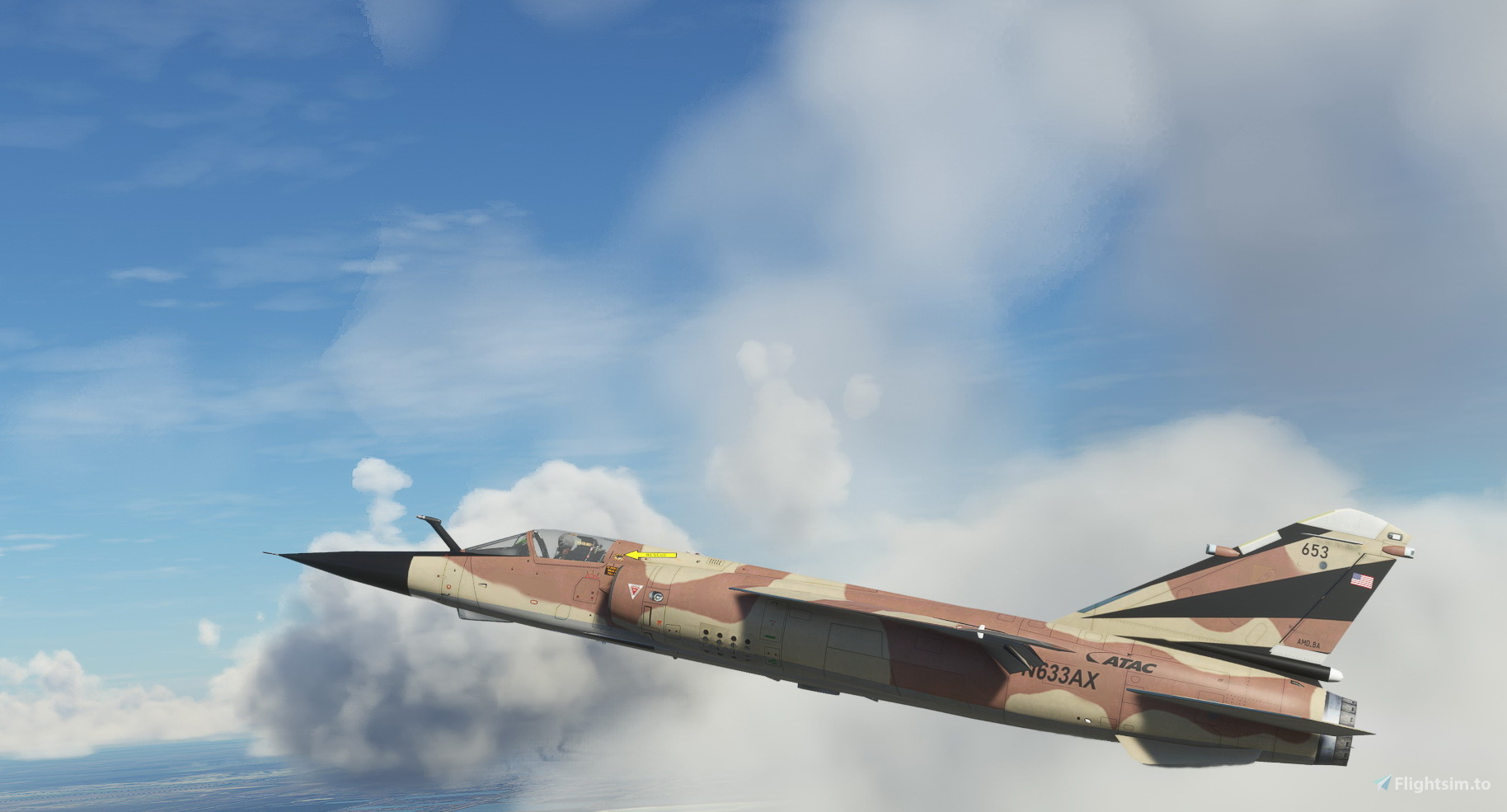 Dassault Mirage F1 N633AX ATAC for Microsoft Flight