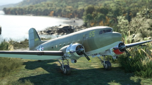DC-3 / C-47 White Rabbit with green cockpit thumbnail 6
