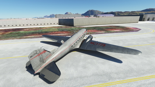 DC-3 Airways Bare Metal Cargo - Classic
