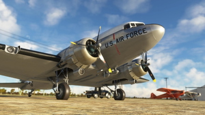 DC-3 / C-47 USAF green cockpit thumbnail 6