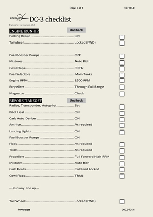 DC-3 Checklist - for Duckworks Improvement mod thumbnail 4