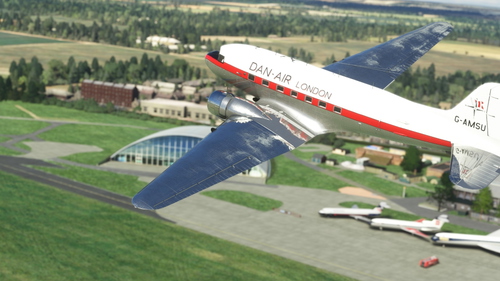 DC-3 Dan Air G-AMSU