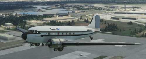 DC-3 Desert Air N44587 (Classic and Retro)