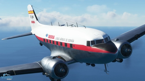 DC-3 Iberia EC-AHA 1.962/66 Pax-Cargo classic/retrofit duckworks compatible