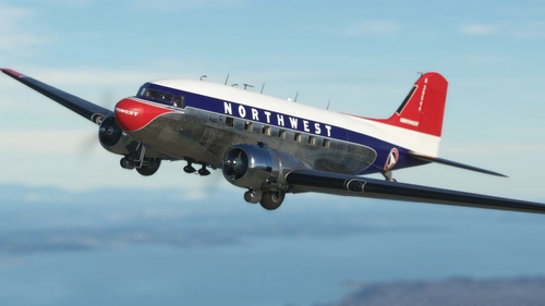 DC-3 Northwest Airlines 1952 N39544