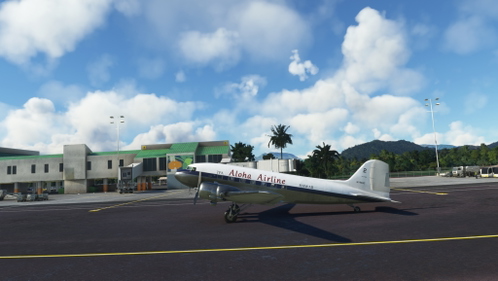 DC-3 TPA - Aloha Airline