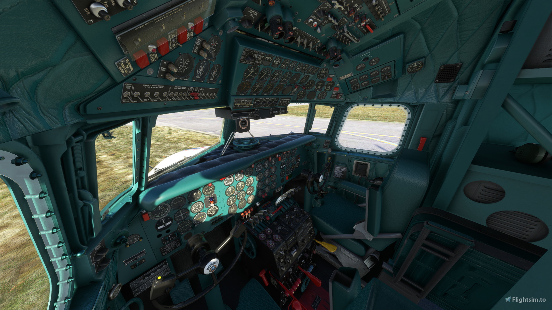 DC-6 Eastern Airlines Cockpit Textures (Requested by kloetenburg ...