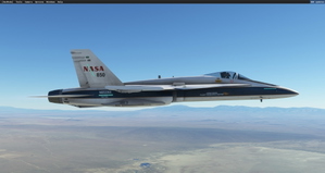 DC Designs F/A-18C Hornet NASA Armstrong Flight Research Center #850 Livery thumbnail 4