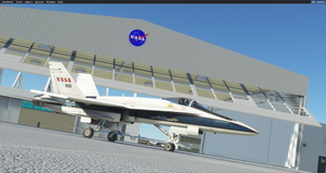 DC Designs F/A-18C Hornet NASA Armstrong Flight Research Center #850 Livery thumbnail 6