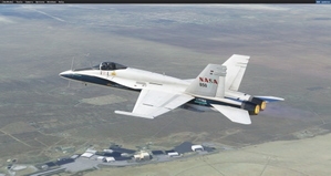 DC Designs F/A-18C Hornet NASA Armstrong Flight Research Center #850 Livery thumbnail 5