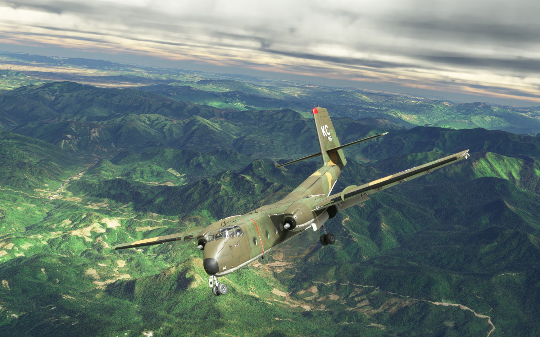 de Havilland Canada DHC-4 Caribou - USAF (SE Asia Camo) - Image 1