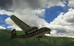 de Havilland Canada DHC-4 Caribou - USAF (SE Asia Camo) thumbnail 4