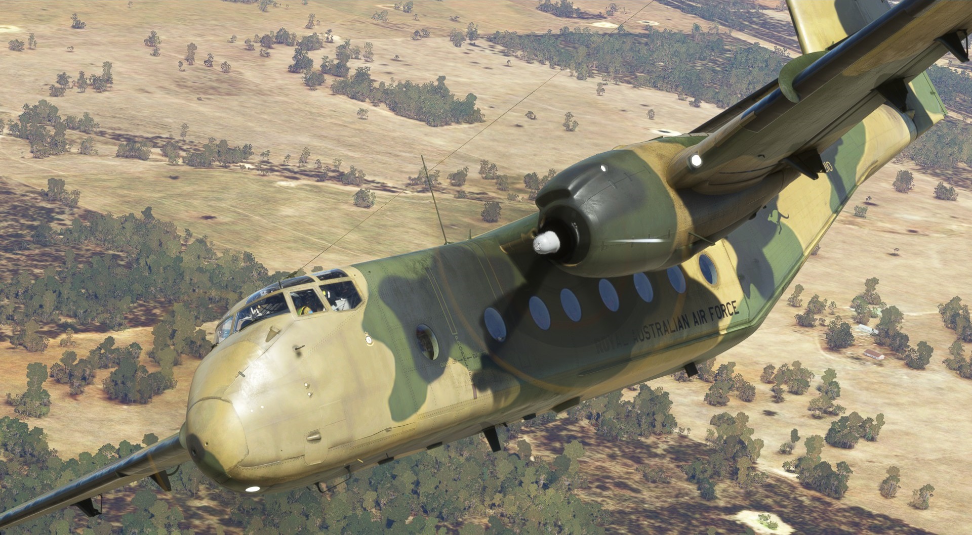 de Havilland Canada DHC-4 Caribou RAAF A4-210 Southeast Asia (SEA) Camouflage - Image 1