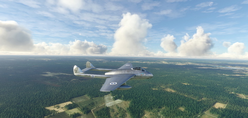 de Havilland DH-100 Vampire Finnish Air Force VH-6