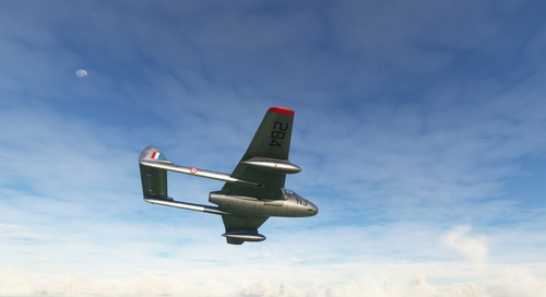 de Havilland DH-100 Vampire French Air Force NJ284