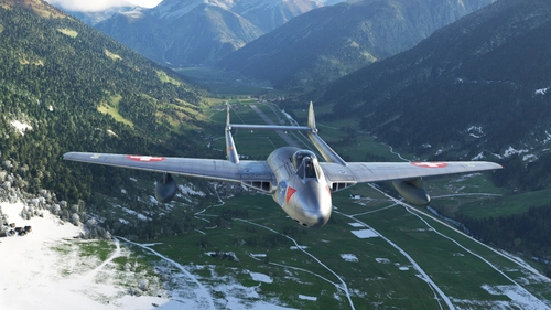 De Havilland DH-100 Vampire Swiss Air Force J-1128