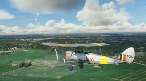 de Havilland DH-82 Tiger Moth Belgian Air Force T-24