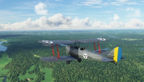 de Havilland DH-82 Tiger Moth SE-AMG