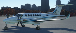 Default and Black Square Analog King Air 350 Triplex thumbnail 4