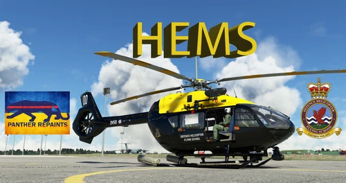  Defence Helicopter Flying School, RAF H145HEMS Airbus Helicopter 8K Textures.