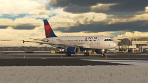 Delta (Dirty / Weathered) - LVFR A319 thumbnail 1