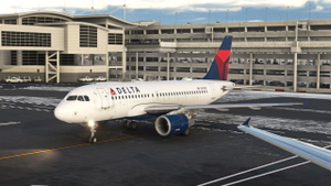 Delta (Dirty / Weathered) - LVFR A319 thumbnail 2