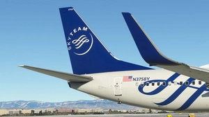 Delta PMDG 737-800 MSFS 'SkyTeam' (N3758Y) thumbnail 1