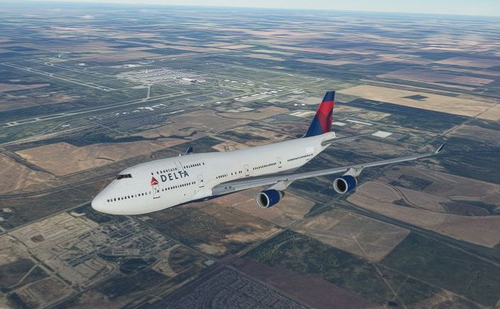 Delta Update Winglets  FSX/MSFS 747-400