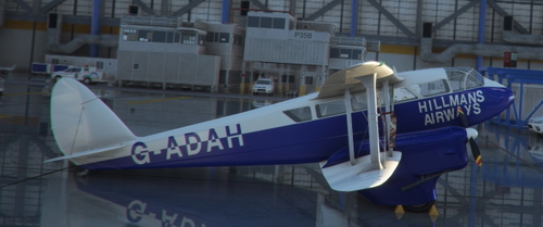 DH-89a Dragon Rapide - Hillman's Airways - G-ADAH