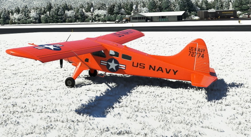 DHC-2 Beaver NAVY 72774 (shiny finish)