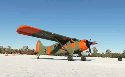 DHC-2 Beaver SAR German Luftwaffe livery (Shiny finish)