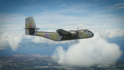 DHC-4 Caribou RAF Camo Full