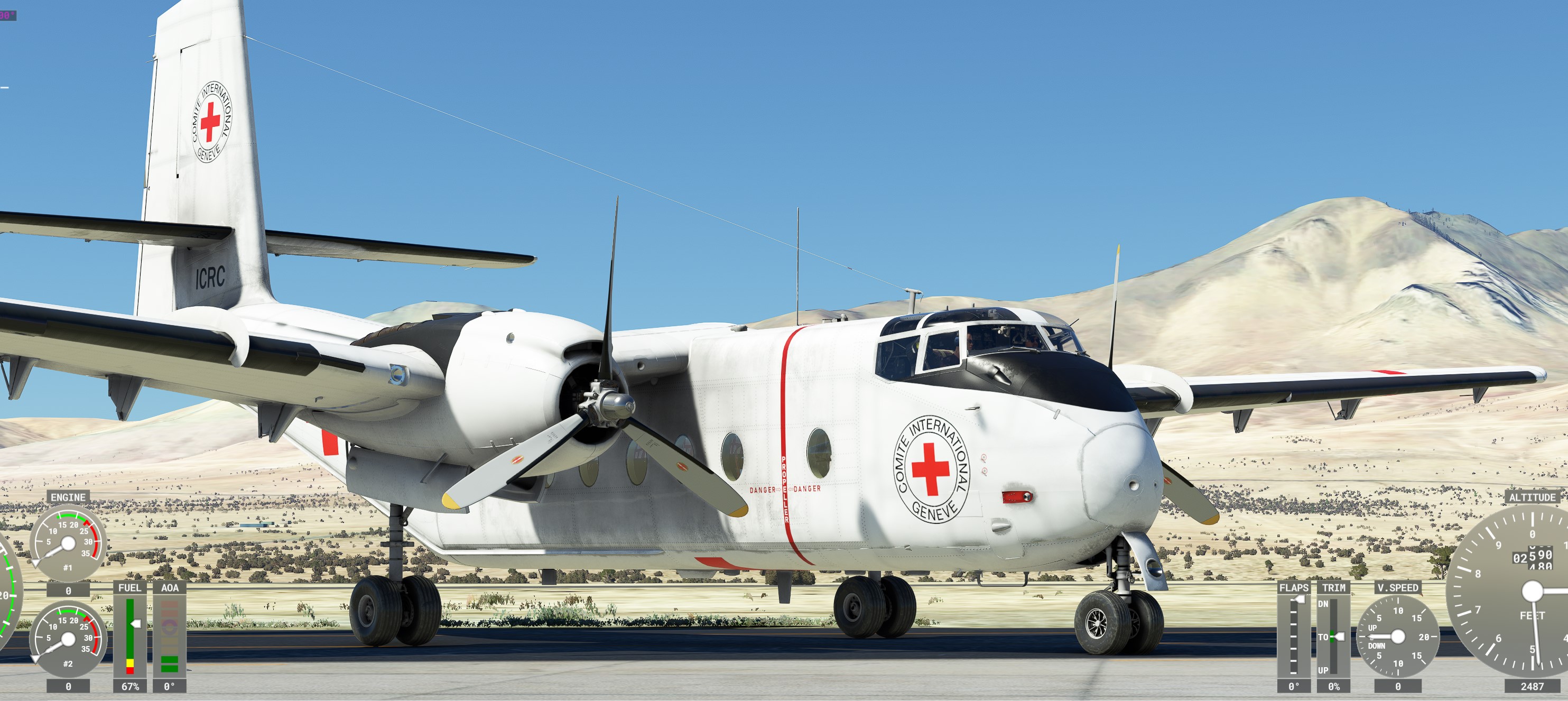 DHC-4 Caribou Red Cross (ICRC) - Image 1