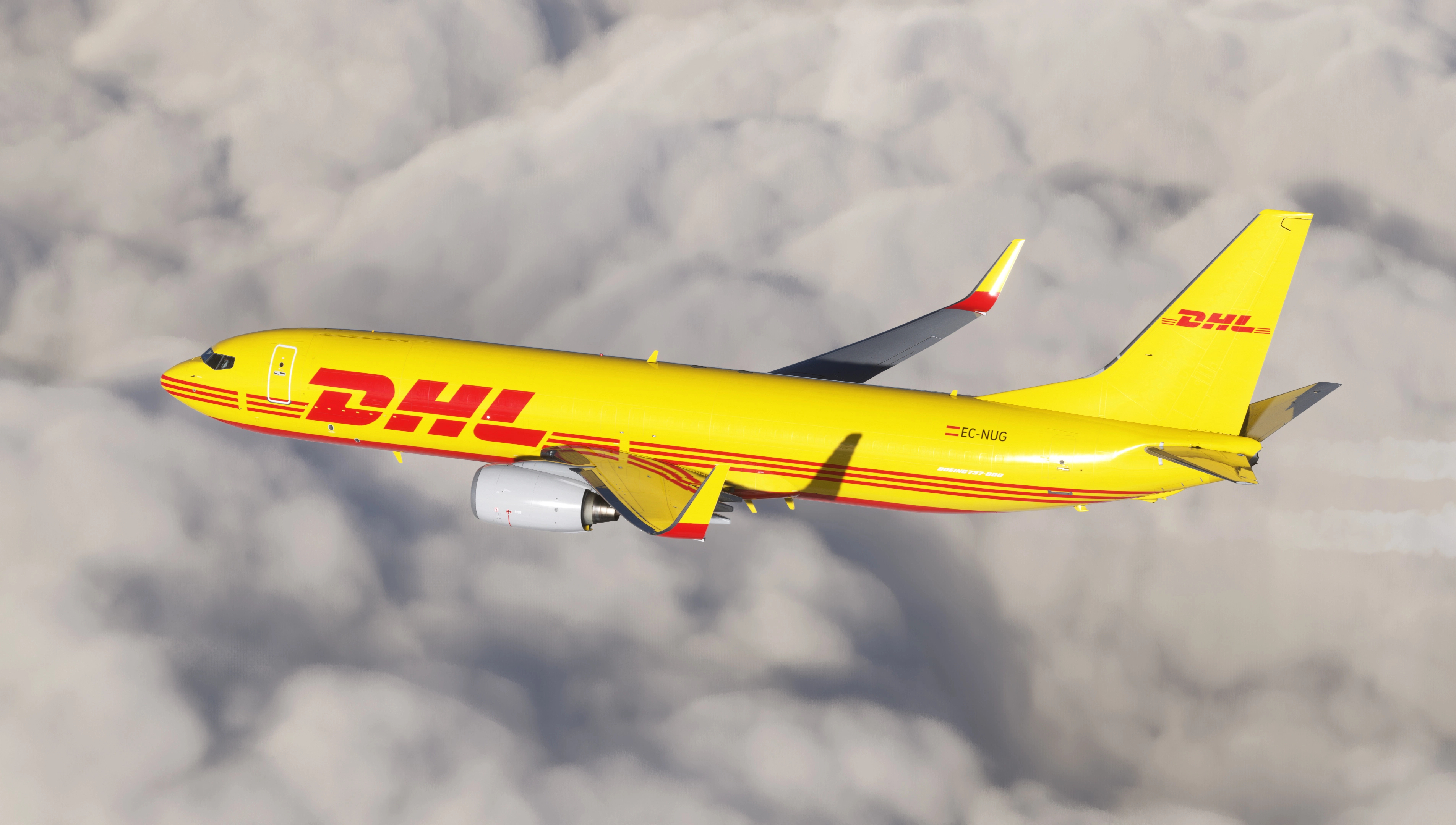 DHL (EC-NUG) PMDG 737-800BDSF - 8K - Image 1