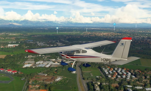 Discover small Piedmont airfields bush trip (from LIMA to LIMA)