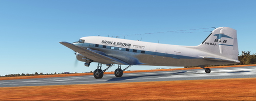 Douglas C-47 Brain & Brown VH-BAA