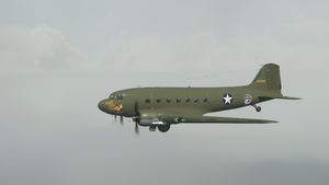Douglas C-47 repaint of the C-53 Skytrooper  “Beach City Baby" thumbnail 2