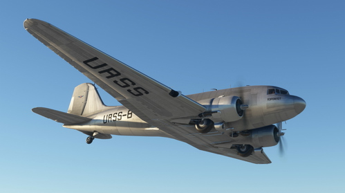 Douglas DC-3 Aeroflot URSS-B